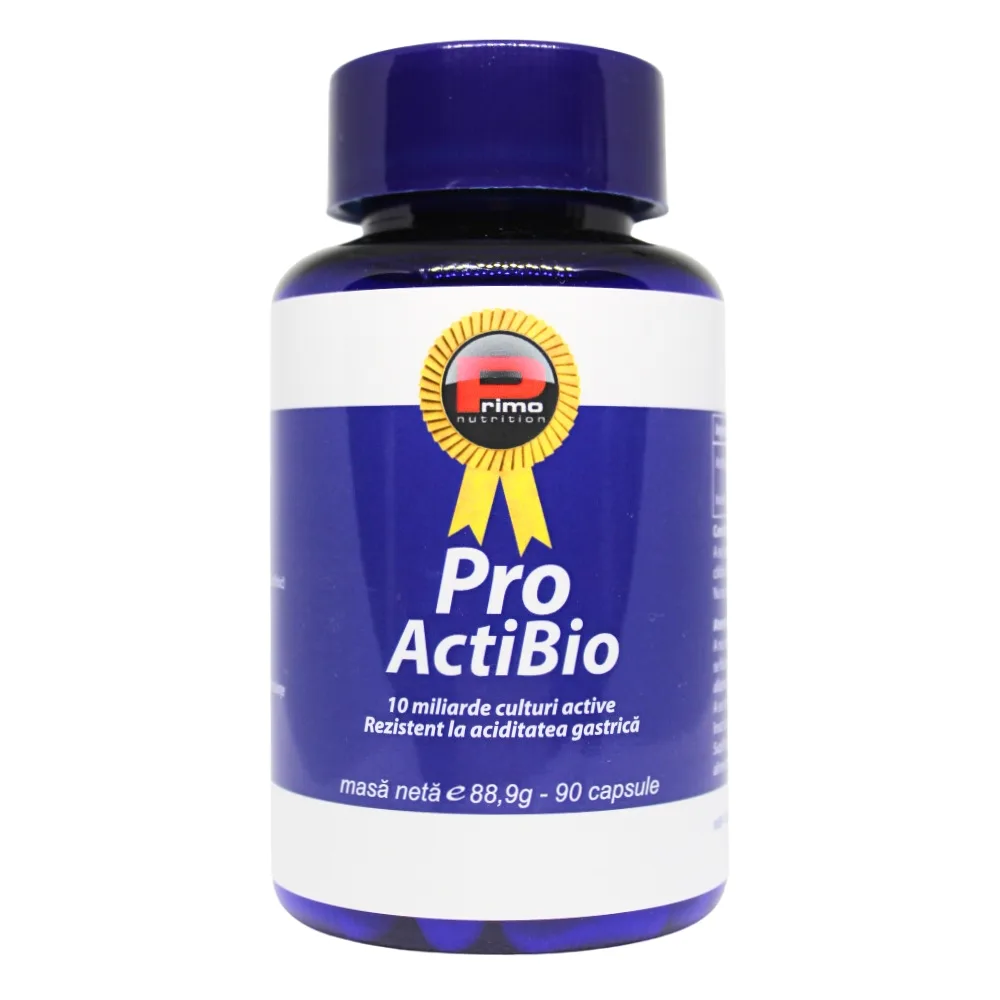 probiotic pro actibio probiotice naturale 10 miliarde 90 capsule primo nutrition
