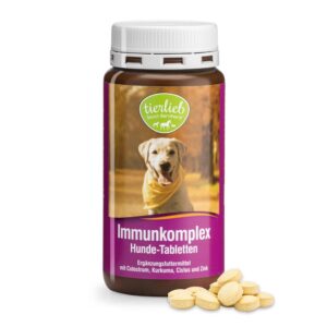 Tierlieb Immune Complex pentru Câini – Supliment pentru Susținerea Sistemului Imunitar, 180 tablete