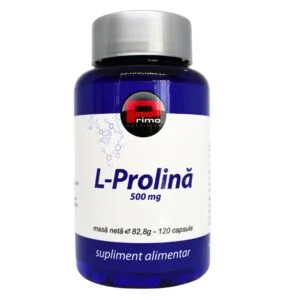 L-Prolina, 500 mg, 120 capsule