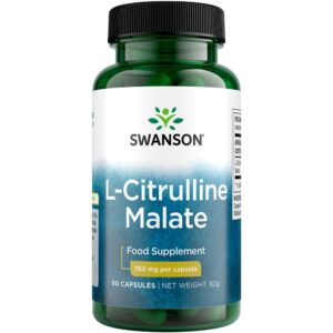 L-Citrulina Malat, 750 mg, 60 capsule