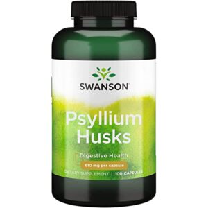 Psyllium Tarate (Psyllium Husks), 100 capsule, Swanson