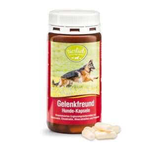 Tierlieb Joint Friend pentru Câini – Supliment pentru Susținerea Articulațiilor și Cartilajelor, 130 capsule