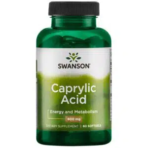 Acid Caprilic, 600 mg, 60 capsule, Swanson