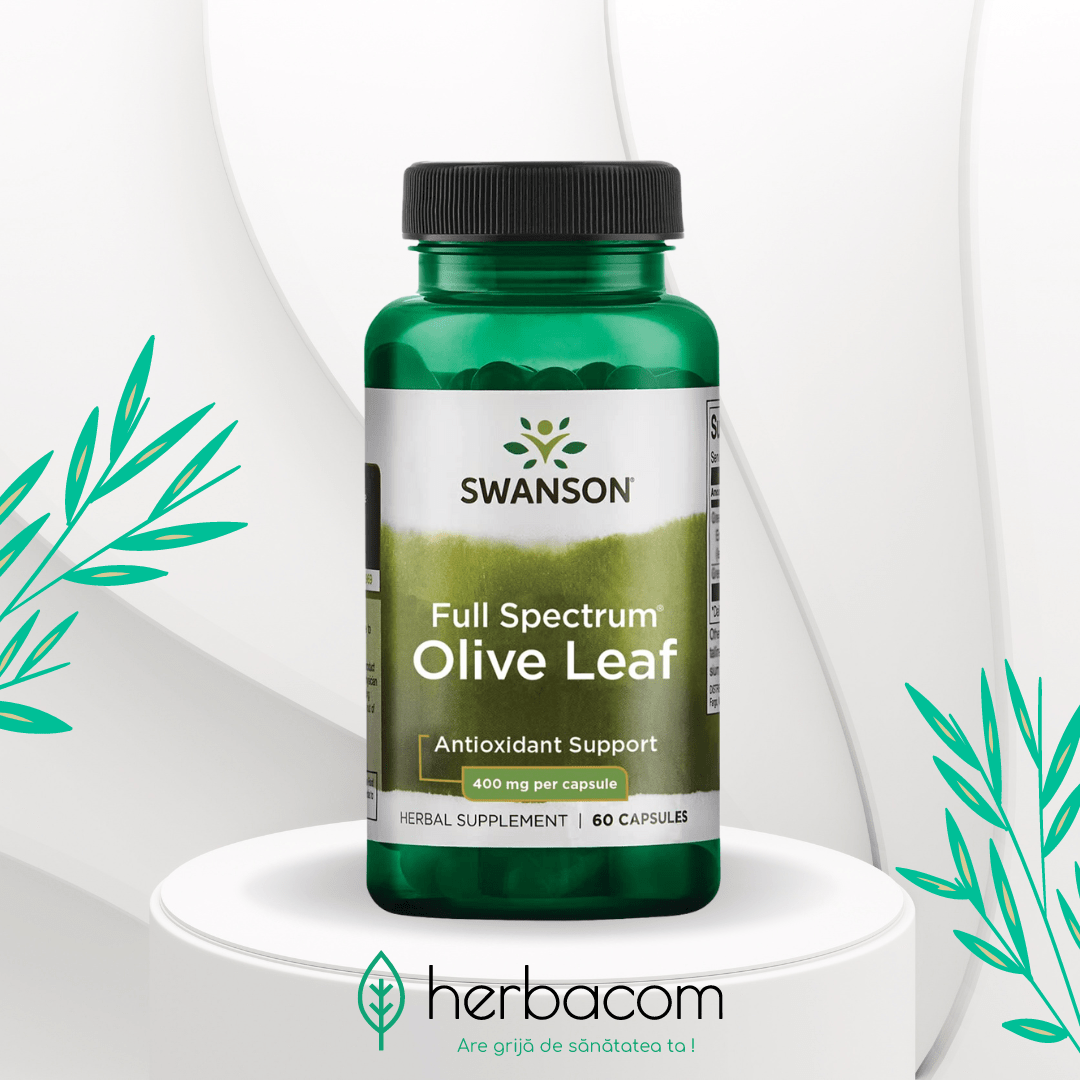 frunze de maslin olive leaf 400 mg 60 capsule swanson