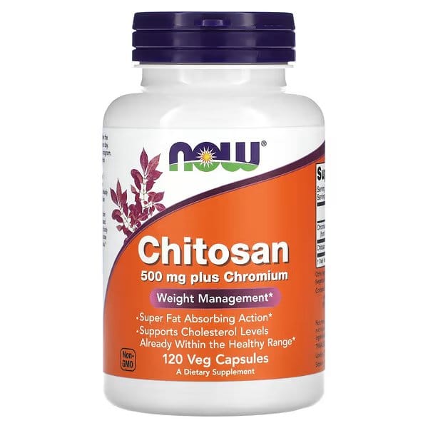 Chitosan Plus Crom, 120 capsule, Now Foods