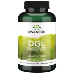 DGL Extract din radacina de lemn dulce, 385 mg, 180 tablete, Swanson