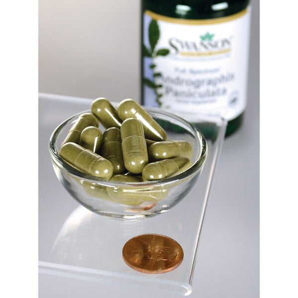 Green chiretta (Andrographis paniculata) herbacom 400 mg 60 capsule swanon prezentare