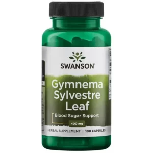 Gymnema Sylvestre (Reducerea Glicemiei), 400 mg, 100 capsule – Swanson