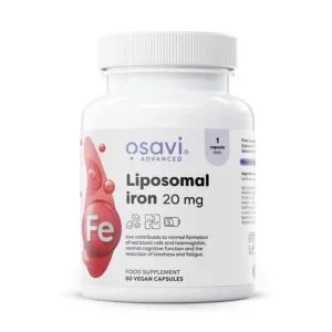 Fier Lipozomal (Fier Bisglicinat), 20 mg, 60 capsule, Osavi