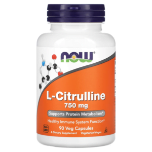 L-Citrulina, 750 mg, 90 capsule