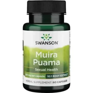 Muira Puama extract, 250 mg, 60 capsule