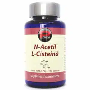 N-Acetil L-Cisteina (NAC – Acetilcisteina),  500 mg, 120 capsule