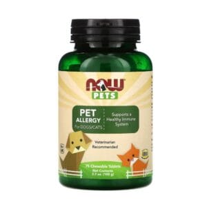 Pet Allergy (Supliment pt Alergii/Histamina Caini si Pisici), 75 tablete, Now