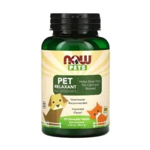 Pets Relaxant (Supliment Calmant Caini si Pisici), 90 tablete, Now