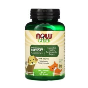 Pets Cardiovascular Support (Supliment Sanatatea Inimii Caini si Pisici), 127 g, Now