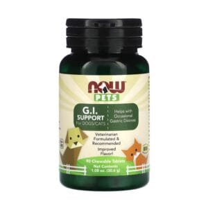 Pets GI Support (Probiotice Caini si Pisici), 90 tablete, Now Pets