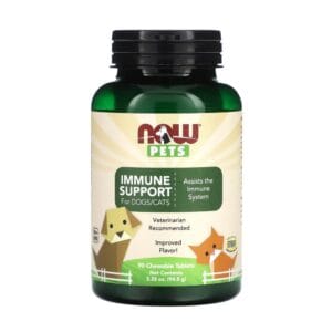 Pets Immune Support (Supliment Imunitate Caini si Pisici), 90 tablete, Now