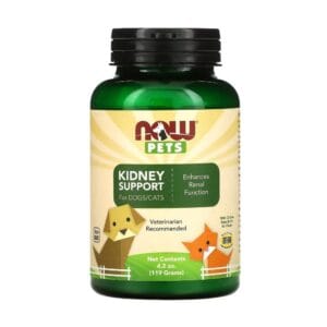 Pets Kidney Support (Supliment pt Rinichi Caini si Pisici), 119 g, Now
