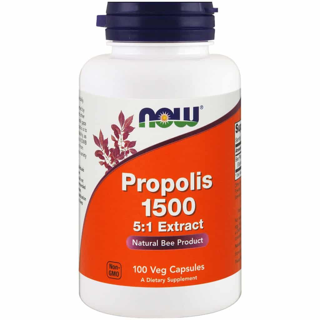 Propolis, 1500 mg capsula (5-1 Extract), 100 capsule - Now Foods