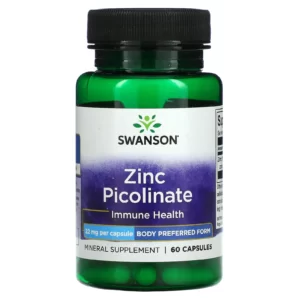 Zinc Picolinat, 22 mg, 60 capsule – Swanson