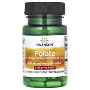 Acid Folic (Vitamina B9), 680 mcg, 30 capsule