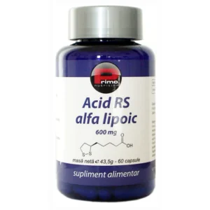 Acid RS Alfa Lipoic, 600 mg, 60 capsule
