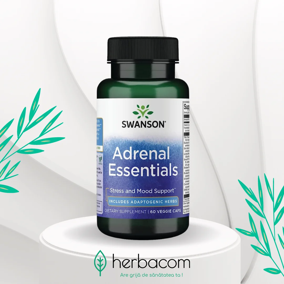 adrenal essentials formula supliment alimentar pentru suprarenale oboseala suprarenalelor burn out
