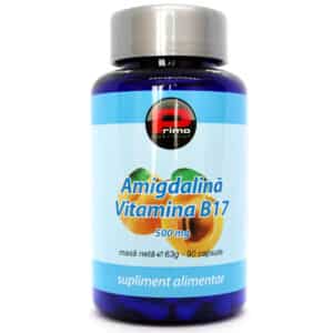 Vitamina B17 (Amigdalina, Laetril), 500 mg, 90 capsule