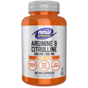 Arginina & Citrulina (500 mg / 250 mg), 120 capsule, Now Foods