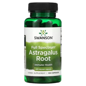 Radacina de Astragalus, 470 mg, 100 capsule – Swanson