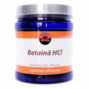 Betaina HCL, 600 mg, 180 capsule
