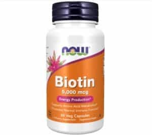 Vitamina B7 – Biotina 5 mg, 120 capsule – Now Foods