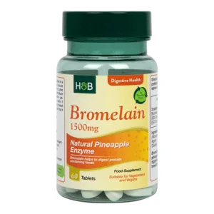 Bromelaina, 1500 mg, 60 tablete