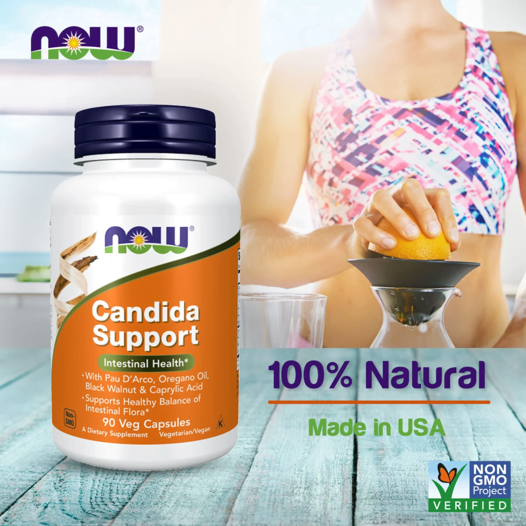 Candida Support, 90 Capsule, Now Foods - Herbacom.ro