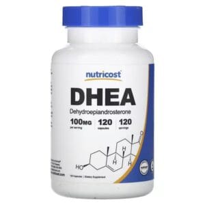 DHEA, 100 mg, 120 capsule – Nutricost