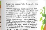 radacina de goldenseal 500 mg capsule now foods prospect administrare