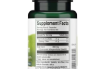Guar Gum (Gumă de Guar), 400 mg, Swanson, 60 capsule eticheta