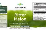 castravete amar momordica charantia bitter melon capsule swanson 500 mg prospect