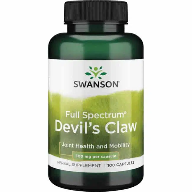 gheara dracului gheara diavolului devil's claw 500 mg swanson