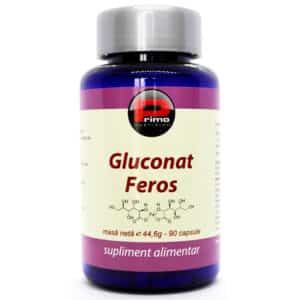 Fier Organic (Gluconat Feros), 200 mg, 90 cap...
