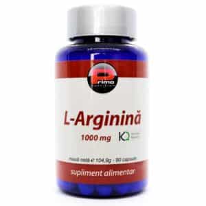 L-Arginina, 1000 mg, 90 capsule