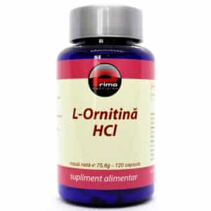 L-Ornitina HCL, 500 mg, 120 capsule – Primo Nutrition
