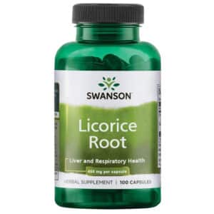 Radacina de Lemn Dulce (Licorice root), 100 capsule, 450 mg