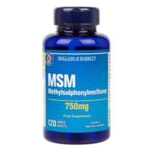 MSM (Sulf), 750 mg, 120 tablete, Holland & Barrett