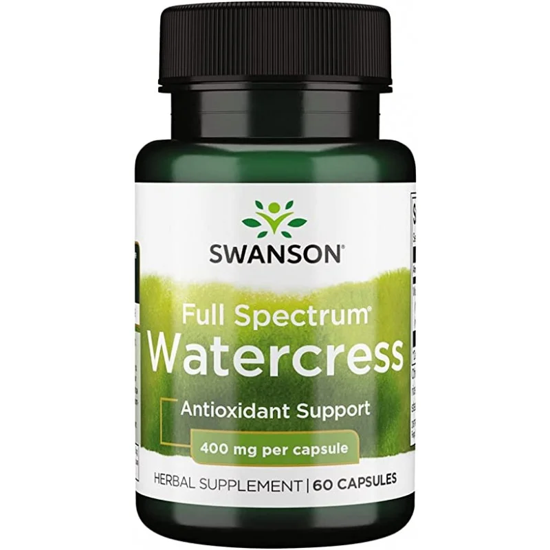 nasturel swanson full spectrum watercress nasturel 400mg 60 capsule