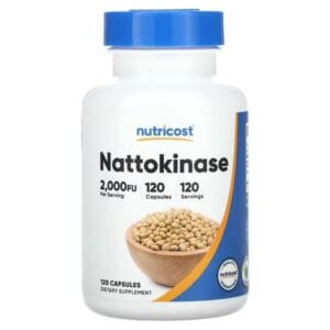 Nattokinaza (Nattokinase), 2000 Unitati, 120 capsule