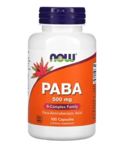 PABA (Vitamina 10), 500 mg, 100 capsule