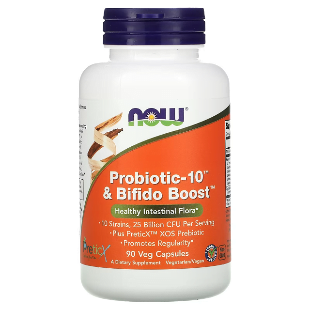 probiotic-10 bifido boost now 10 tulpini 25 miliarde capsule