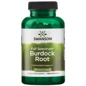 Radacina de Brusture (Burdock Root), 460 mg, 100 capsule
