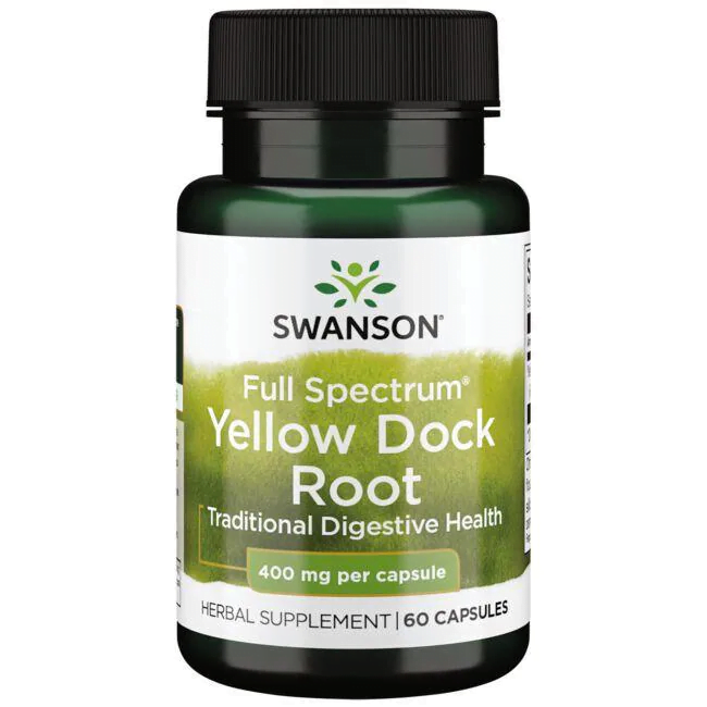 radacina de dragavei stevie creata yellow dock root swanson capsule